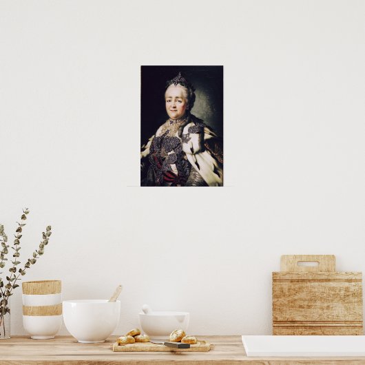 Poster Portrait de Catherine II de Russie 2 (Cuisine)