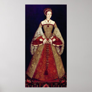 Poster Portrait de Catherine Parr, 1545