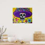 POSTER PORTRAIT DE CATRINA DIA DE LOS MUERTOS (Cuisine)