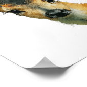 Poster Portrait de cerfs (Coin)