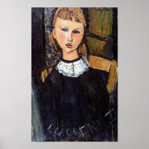 Poster Portrait de Ceroni, Modigliani