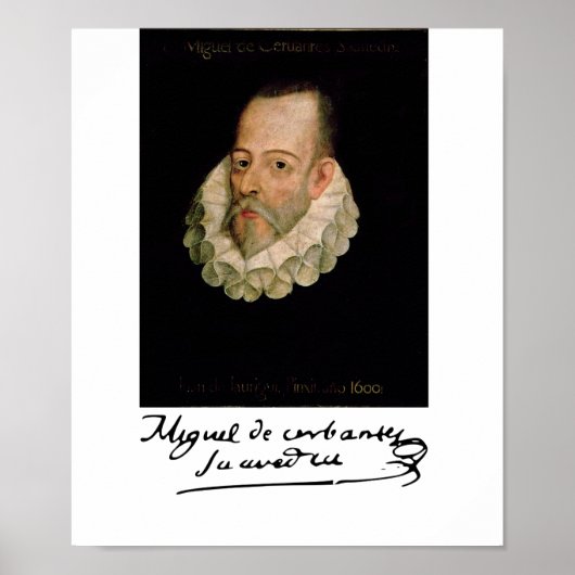 Poster Portrait de Cervantes (Devant)