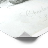 Poster Portrait de Charles Babbage 1832 (Coin)