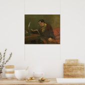 Poster Portrait de Charles Baudelaire 1847 (Cuisine)