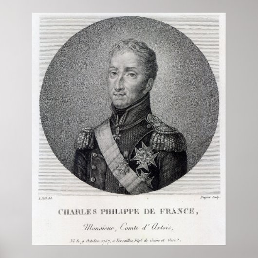 Poster Portrait de Charles de France (Devant)