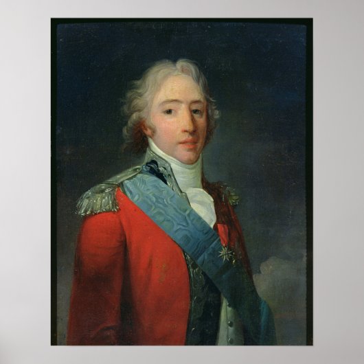 Poster Portrait de Charles de France, Comte de (Devant)