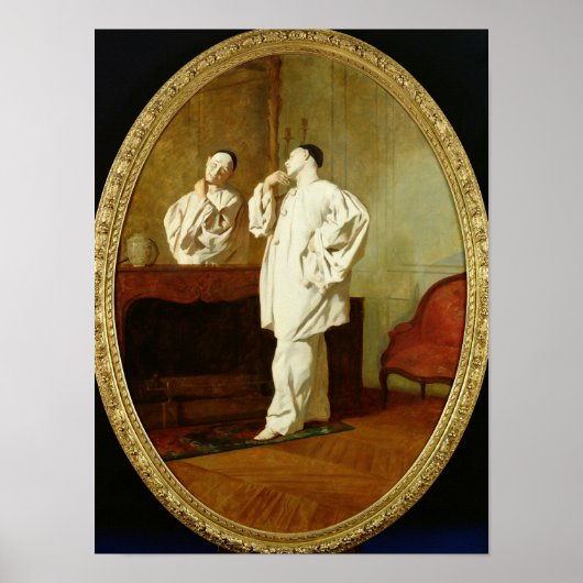 Poster Portrait de Charles Deburau (Devant)
