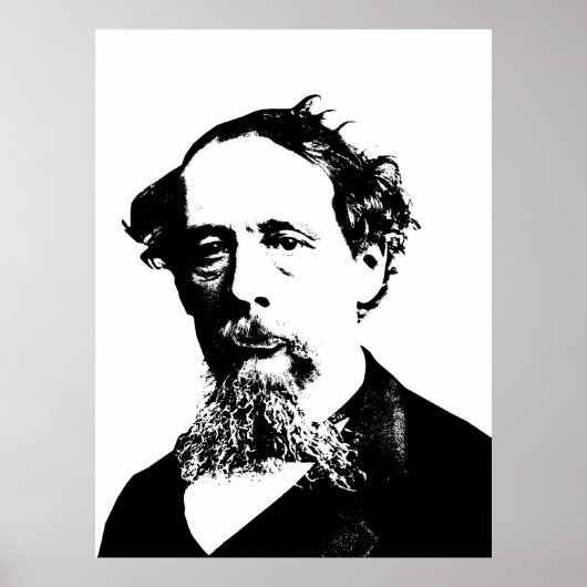 Poster Portrait de Charles Dickens (Devant)