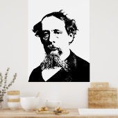 Poster Portrait de Charles Dickens (Cuisine)