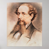 Poster Portrait de Charles Dickens, 1869 (Devant)