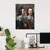 Poster Portrait de Charles I, par Van Dyck (Bureau à domicile)