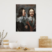 Poster Portrait de Charles I, par Van Dyck (Cuisine)