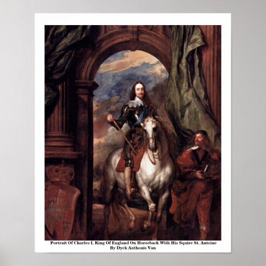 Poster Portrait De Charles Ier, Roi D'Angleterre (Devant)