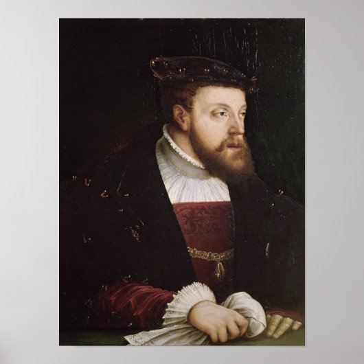 Poster Portrait de Charles V (Devant)