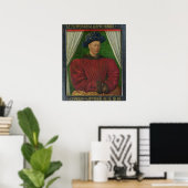Poster Portrait de Charles VII, c.1445-50 (Bureau à domicile)