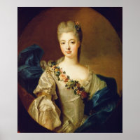 Portrait de Charlotte Aglae d'Orléans, années 1720