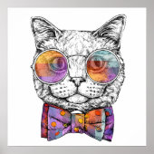 Poster Portrait de chat (Devant)