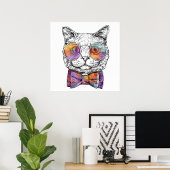 Poster Portrait de chat