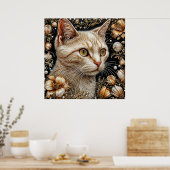 Poster Portrait de chat élégant (Cuisine)