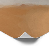 Poster Portrait de chat orange et blanc (Coin)