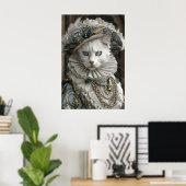 Poster Portrait de chat Royal Ragdoll, Art de compagnie R (Bureau à domicile)