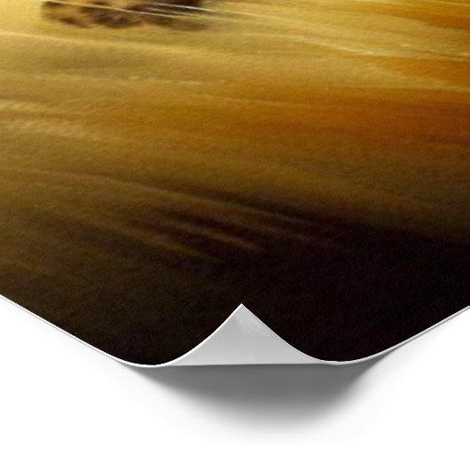 Poster Portrait de chat sauvage Leopard (Coin)