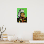 Poster Portrait de chef Washakie (Cuisine)