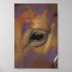 Poster Portrait de cheval