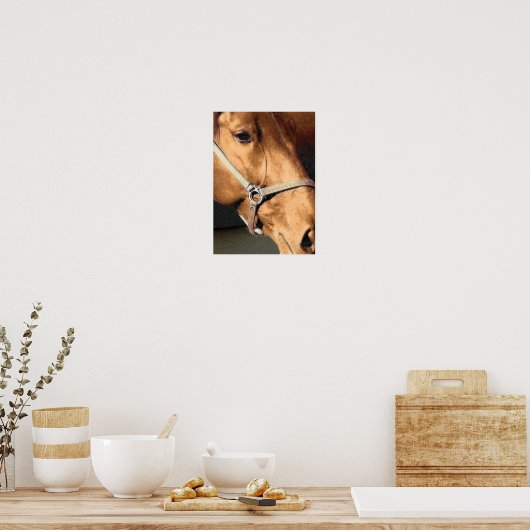 Poster Portrait de cheval (Cuisine)