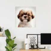 Poster Portrait de Chien Chien Chien Chien (2) (Bureau à domicile)