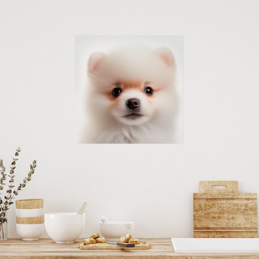 Poster Portrait de Chien Chien Chien Chien Chien Mignonne (Cuisine)