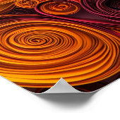 Poster Portrait de Chien d'Art Décoré Chinois (Coin)