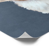 Poster Portrait de chien de Shorkie (Coin)