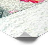 Poster Portrait de Chien Griffon de Bruxelles (Coin)