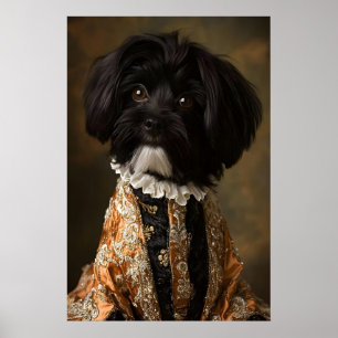 Poster Portrait de chien Havanais, Animal de la Renaissan