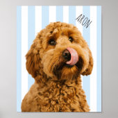 Poster Portrait de chien personnalisé | Photo de compagni (Devant)