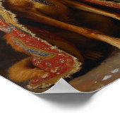 Poster Portrait de chien royal de Caroline (Coin)