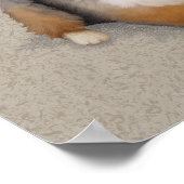 Poster Portrait de chien Shelter mix (Coin)