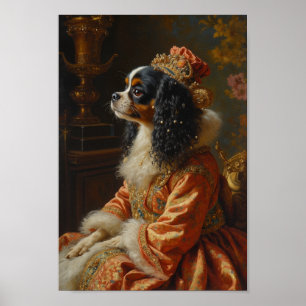 Poster Portrait de Chin Japonais Royal