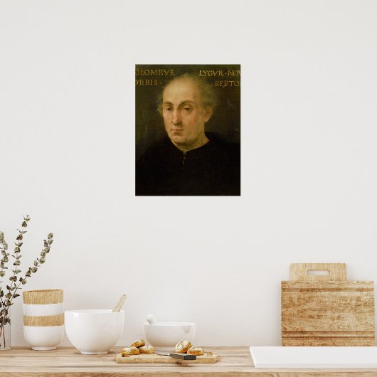 Poster Portrait de Christophe Colomb (Cuisine)