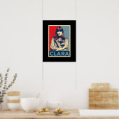 Poster Portrait de Clara Luciani Hop (Cuisine)