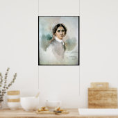 Poster Portrait de Clara Schumann 1853 (Cuisine)