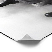 Poster Portrait de clown effrayant moderne (Coin)
