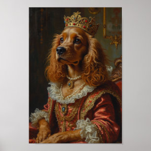 Poster Portrait de Cocker Spaniel Royal