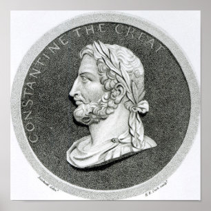 Poster Portrait de Constantin le Grand