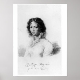 Poster Portrait de Constanze Mozart 1828