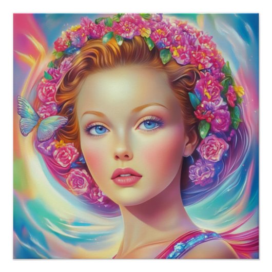 Poster Portrait de couronne éthérée (Devant)