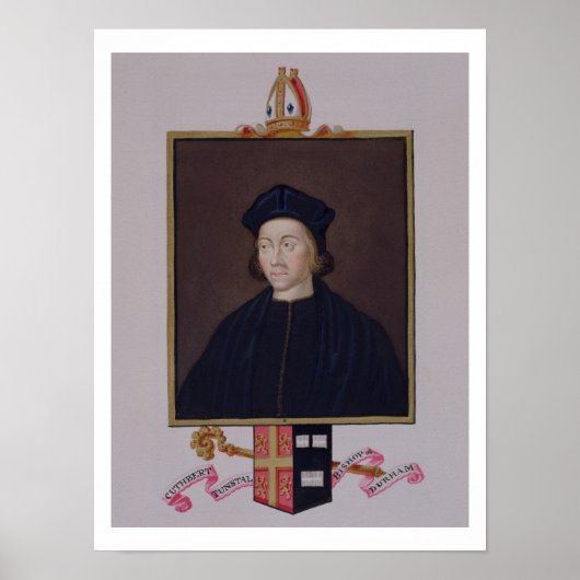 Poster Portrait de Cuthbert Tunstall (1474-1559) Mgr o (Devant)