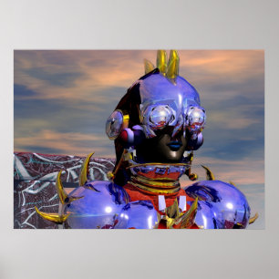 Poster PORTRAIT DE CYBORG TITAN Science-fiction,Scifi