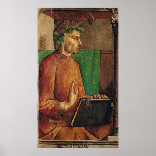 Poster Portrait de Dante Alighieri, c.1475 (Devant)